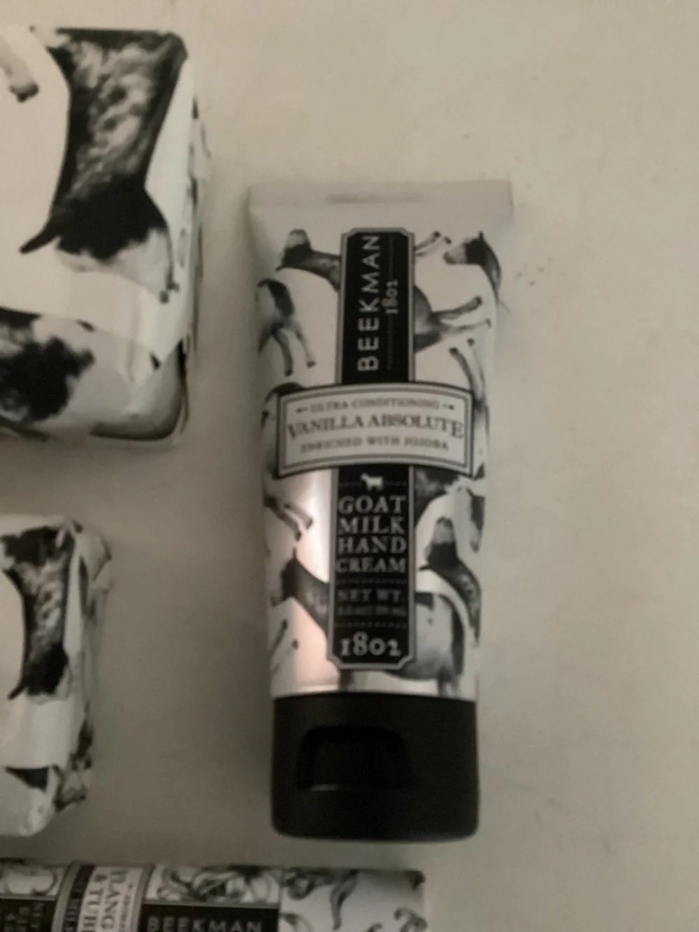Beekman Vanilla Absolute GOAT Milk Soap, Hand Cream & Lip Balm